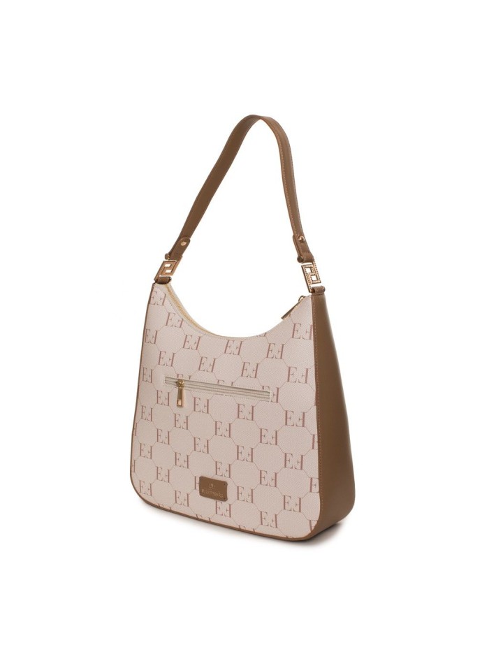 White Brown Handbags