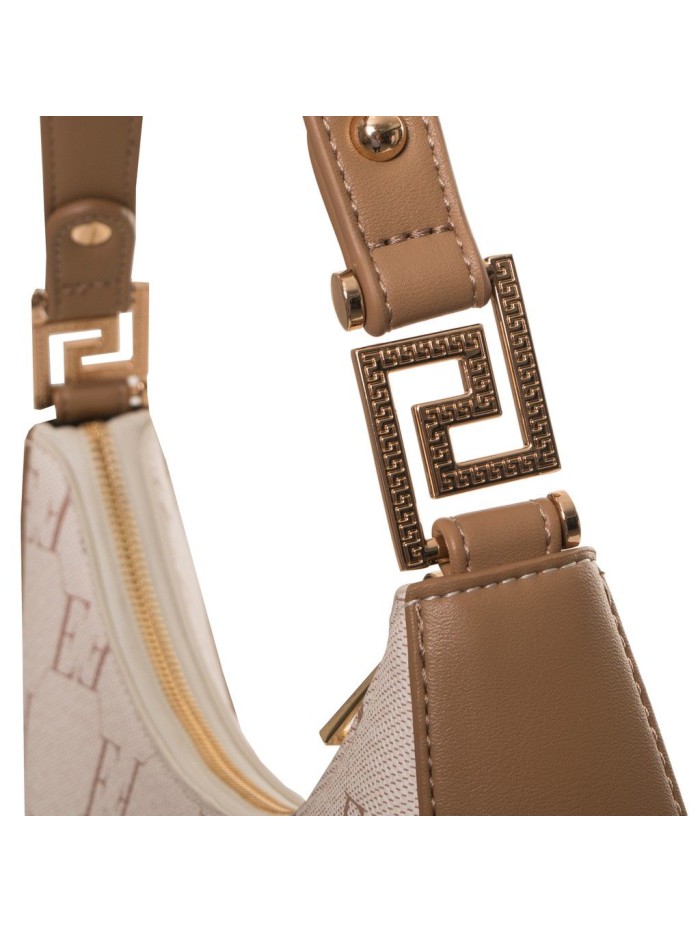 White Brown Handbags