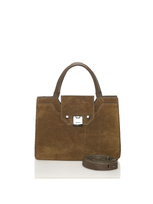 Suede Leather Two-Way Bag