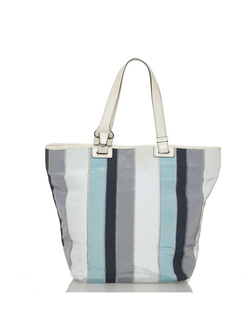 Stripes Canvas Tote Bag