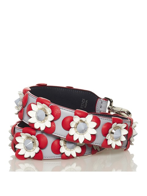 Flower Studded Bag Strap