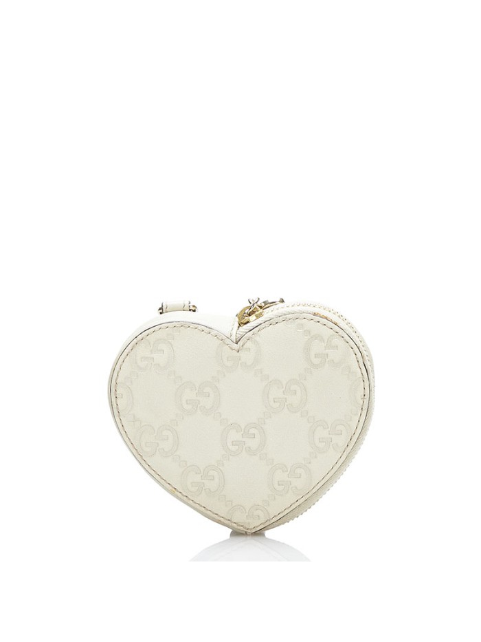 Guccissima Heart Coin Purse