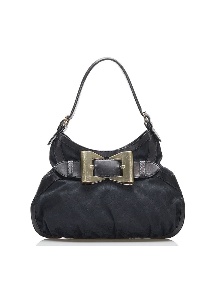 GG Canvas & Leather Queen Hobo Bag