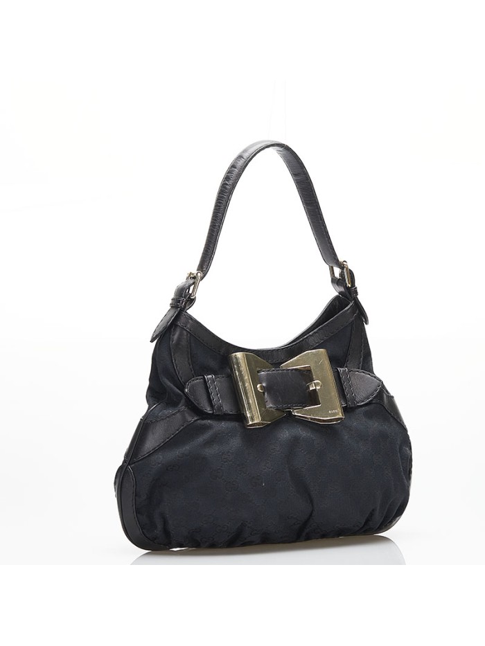 GG Canvas & Leather Queen Hobo Bag