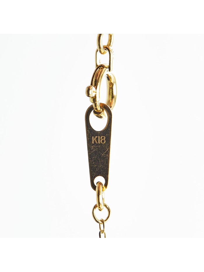 18K Beaded Chain Necklace