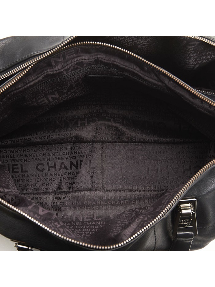 Choco Bar Leather Boston Bag