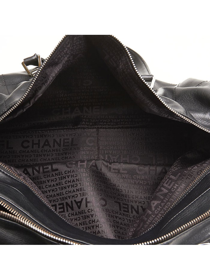 Choco Bar Leather Boston Bag