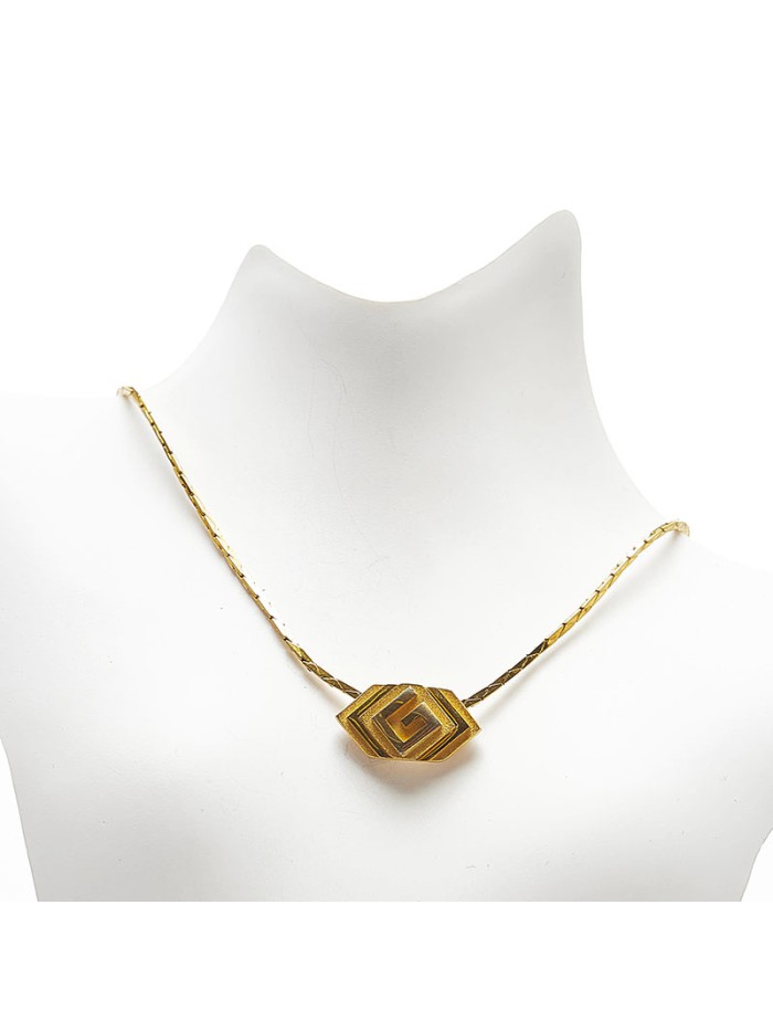 G Logo Pendant Necklace