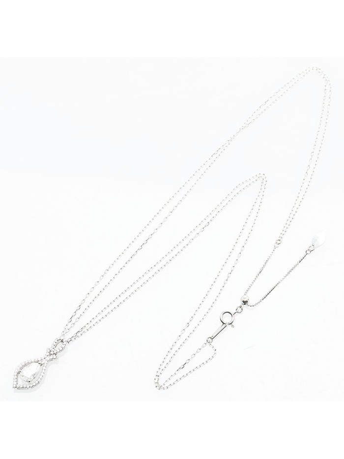 Pear Cut Diamond Pendant Necklace
