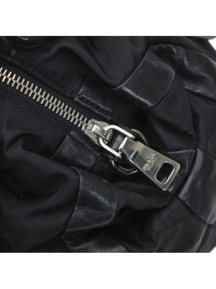 Tessuto and Nappa Modore Stripes Handbag