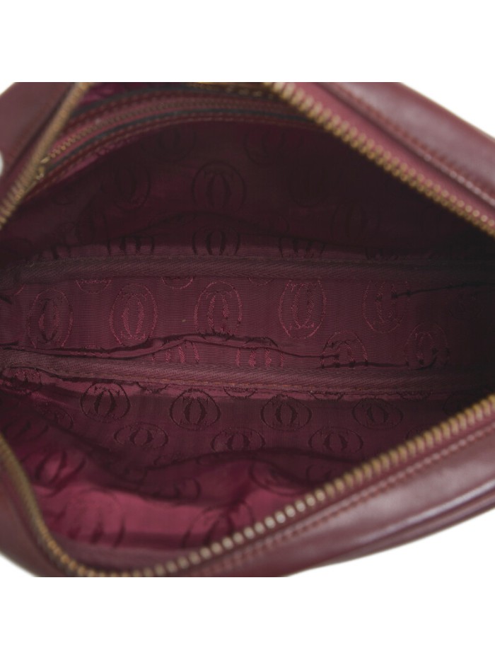 Must de Cartier Leather Crossbody Bag