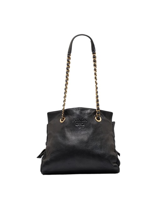 Leather Chain Shoulder Bag