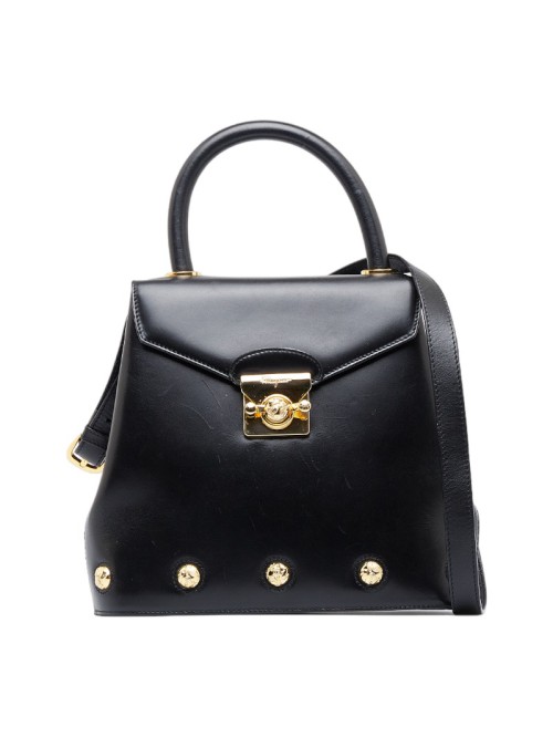 Studded Leather Handbag