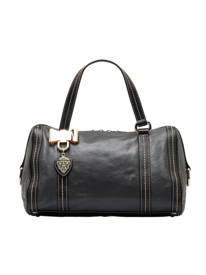 Leather Duchessa Boston Bag