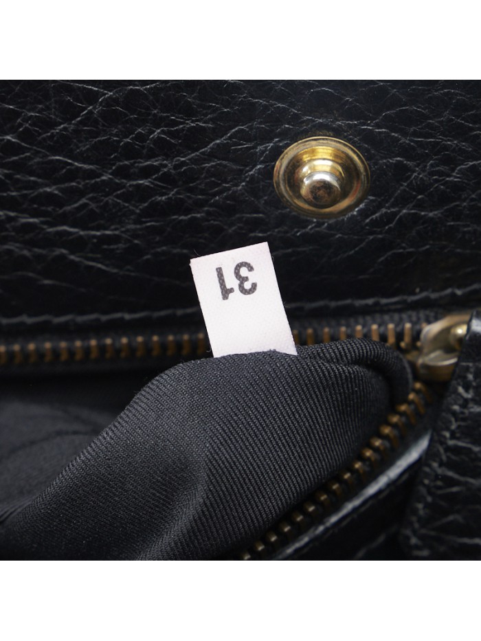 Leather Front Pocket Handbag