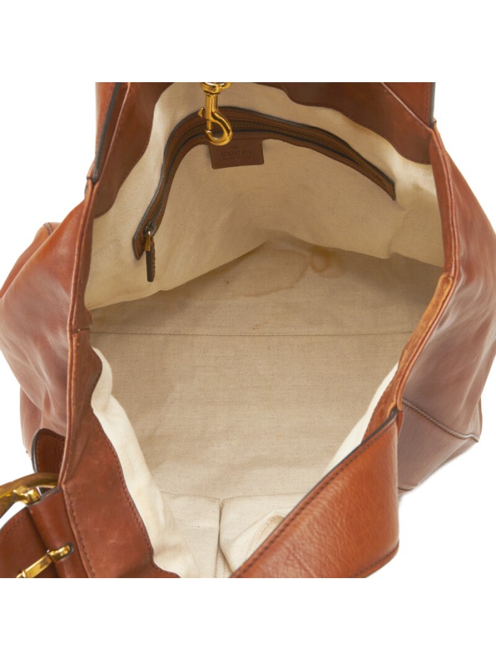 Leather Ribot Horse Head Hobo