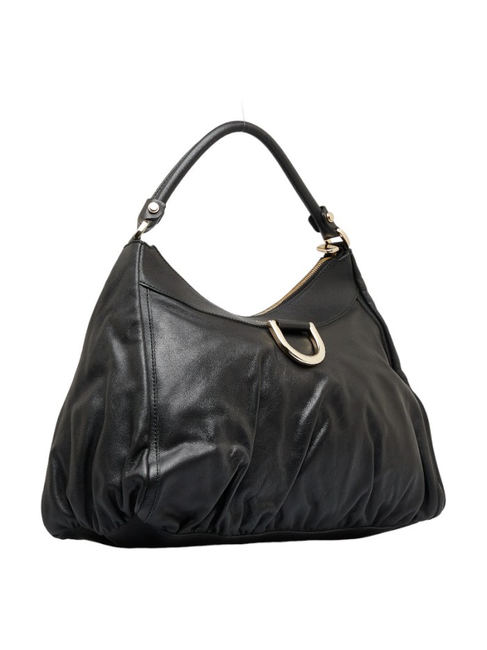 Leather Abbey D-Ring Shoulder Bag
