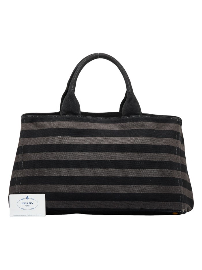 Striped Canapa Handbag