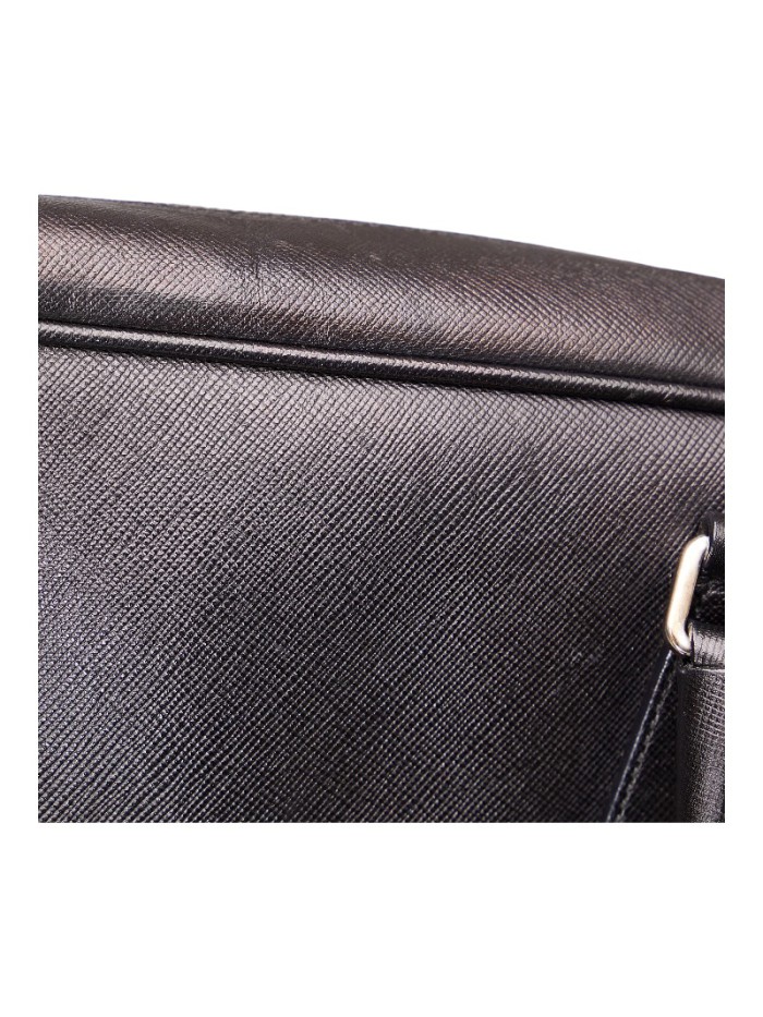 Saffiano Leather Bauletto Handbag