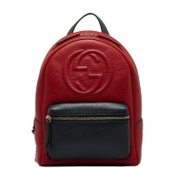 Leather Soho Chain Backpack