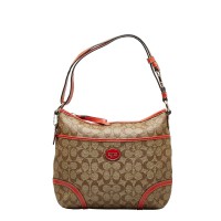 Signature Canvas Convertible Peyton Hobo Bag