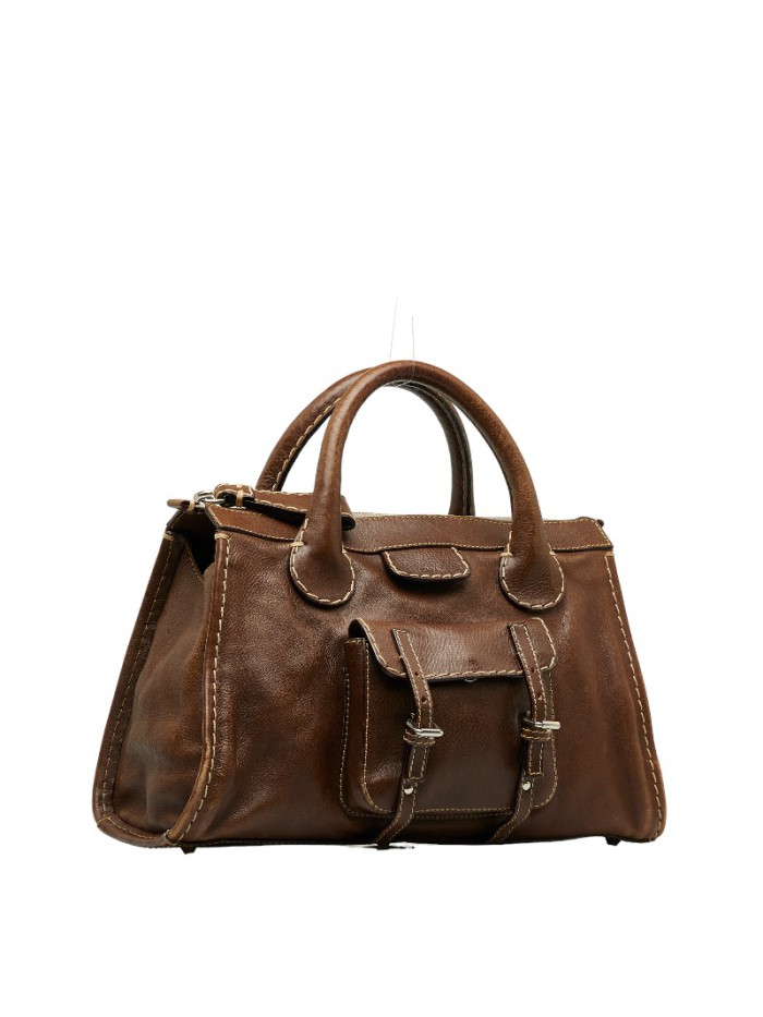 Leather Edith Tote Bag