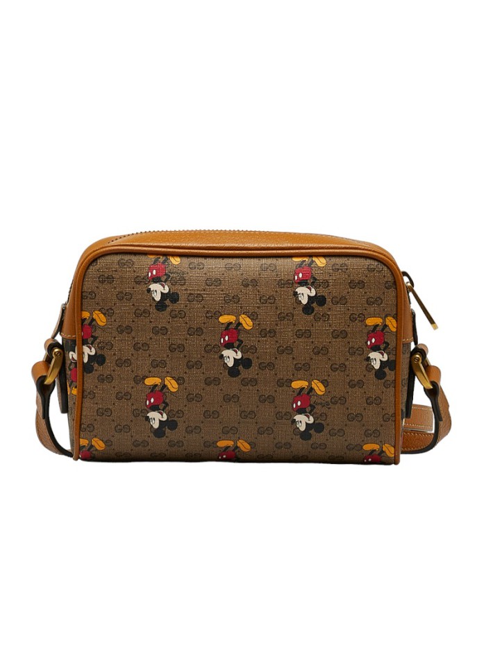 GG Supreme Mickey Mouse Zip Shoulder Bag