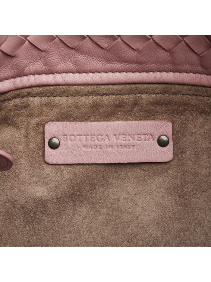 Intrecciato Leather Garda Bag