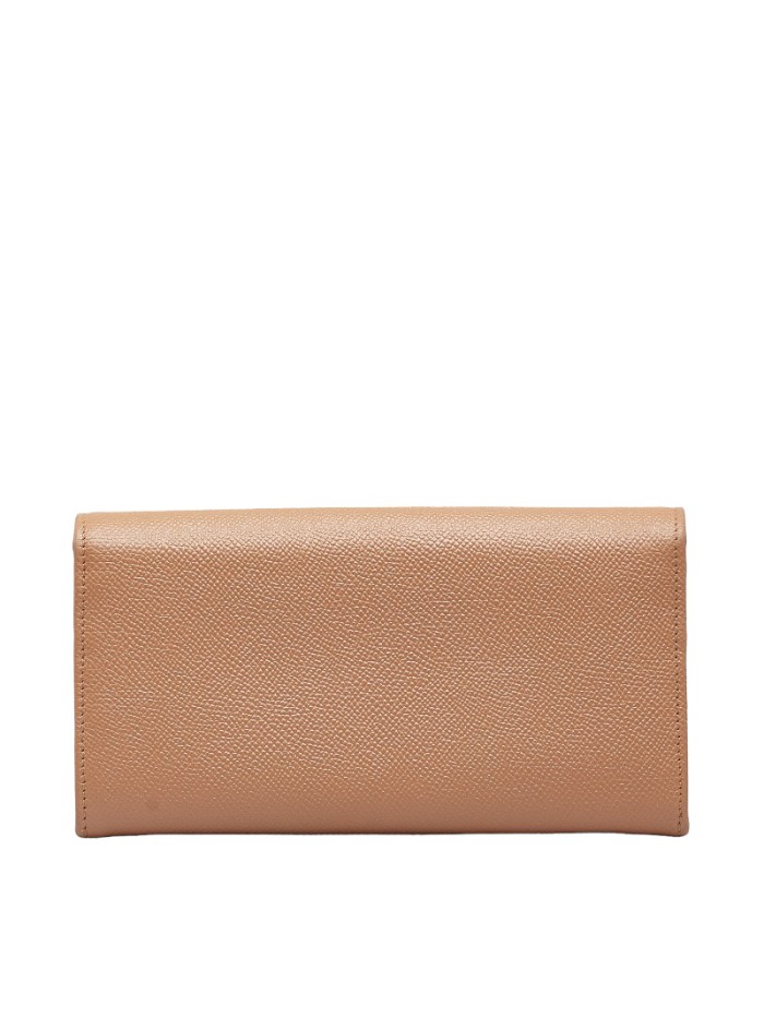 Leather Flap Large Wallet
