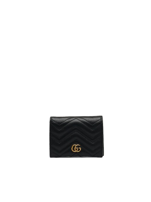 GG Marmont Leather Card Case