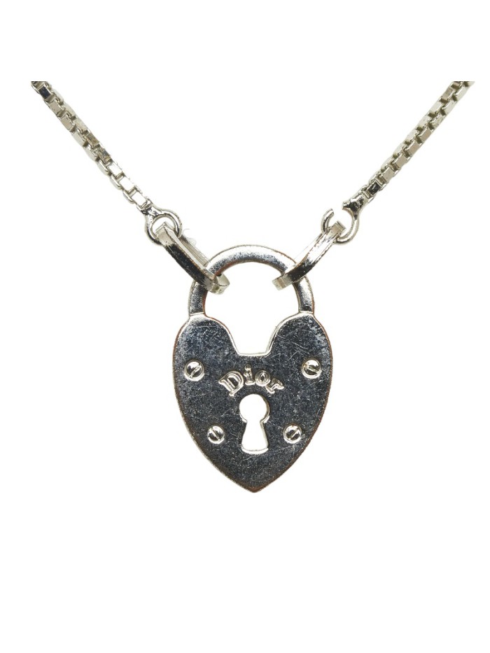 Padlock Heart Pendant Necklace