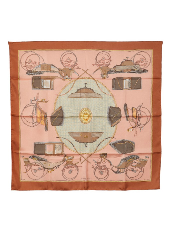 Les Voitures a Transformation Silk Scarf