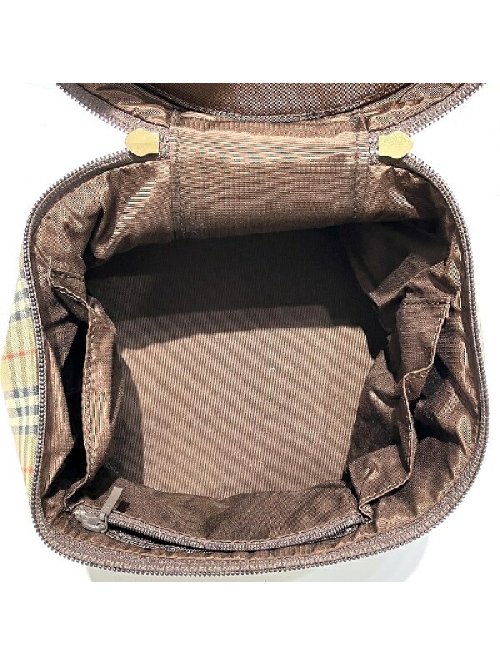 Haymarket Check Canvas Vanity Bag