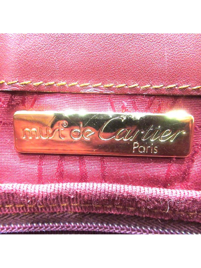 Must De Cartier Leather Briefcase