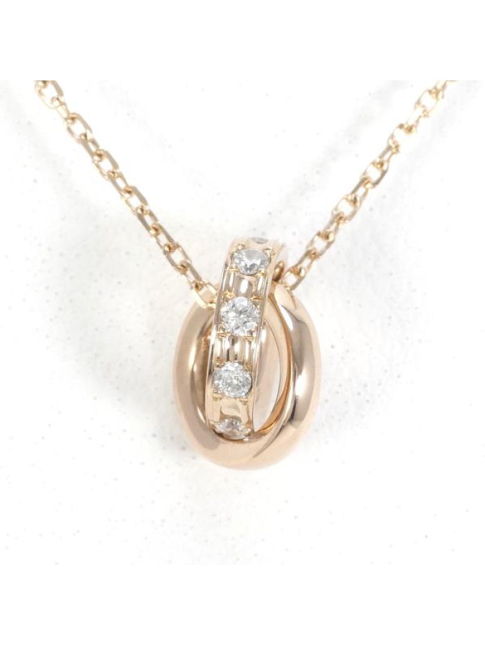 18K Diamond Circle Necklace