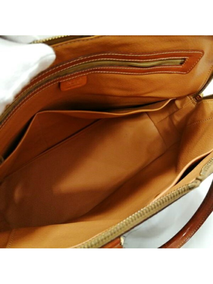 Macadam Canvas Top Handle Bag