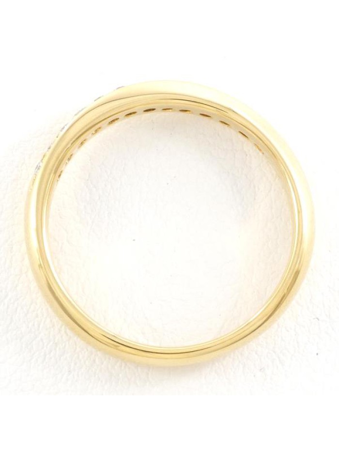 18k Gold Diamond Wave Ring