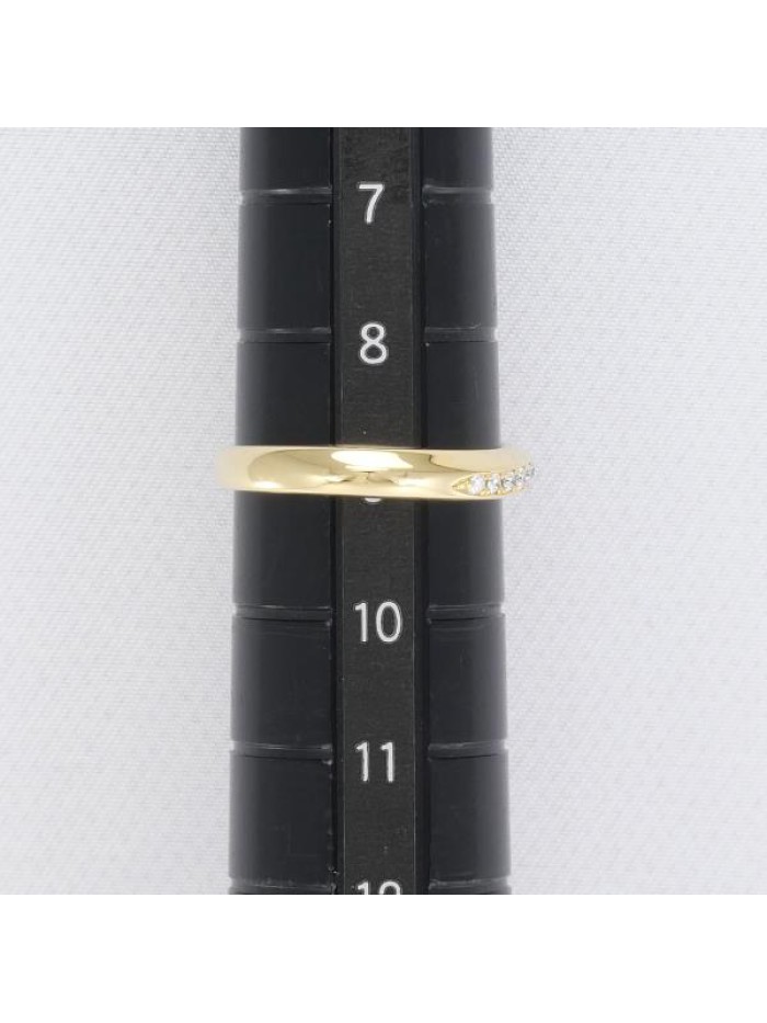 18k Gold Diamond Wave Ring