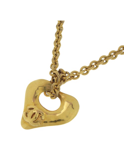 CC Heart Pendant Necklace