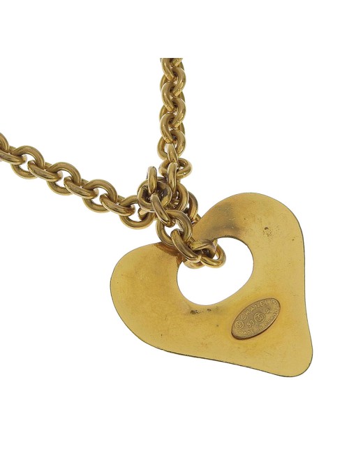 CC Heart Pendant Necklace