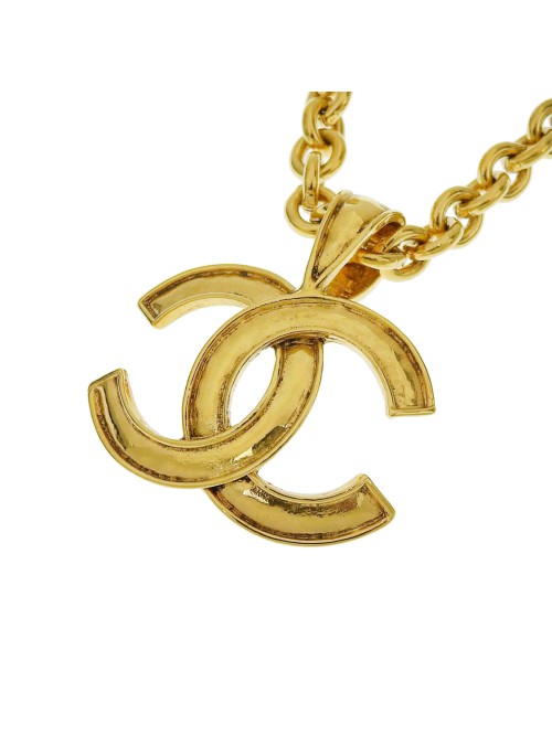 CC Logo Pendant Necklace
