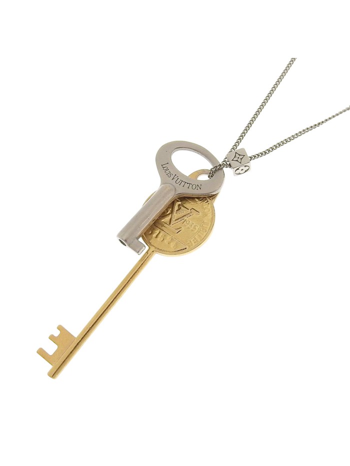 LV Key Pendant Necklace