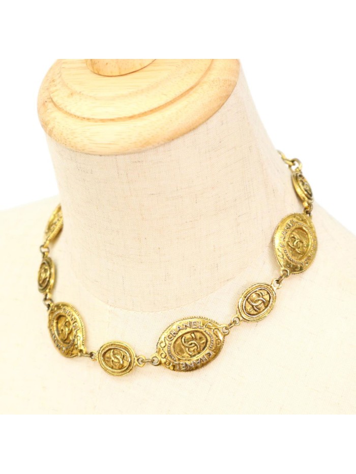 CC Multi-medallion Chain Necklace