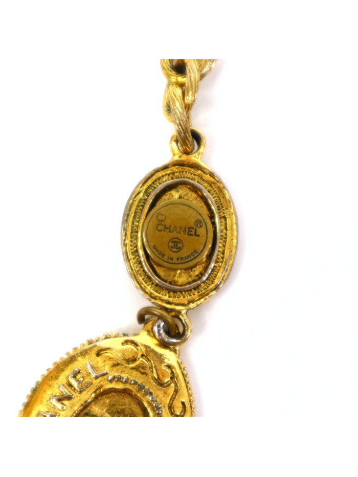 CC Multi-medallion Chain Necklace