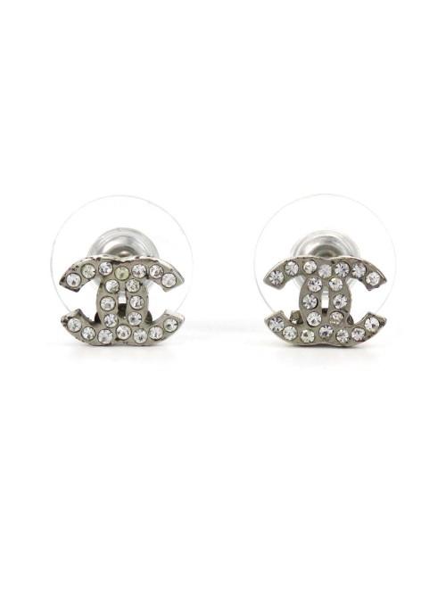CC Rhinestone Earrings