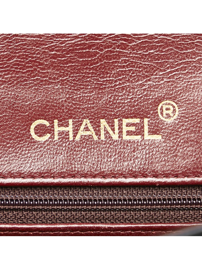 CC Quilted Double Flap Shoulder Bag
