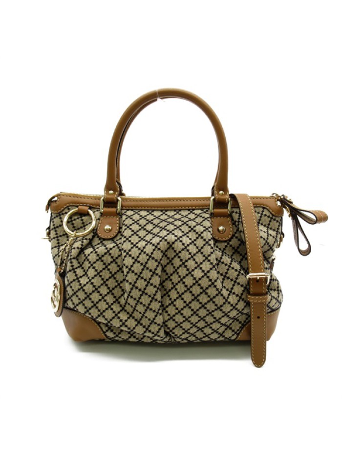 Diamante Canvas Sukey Handbag