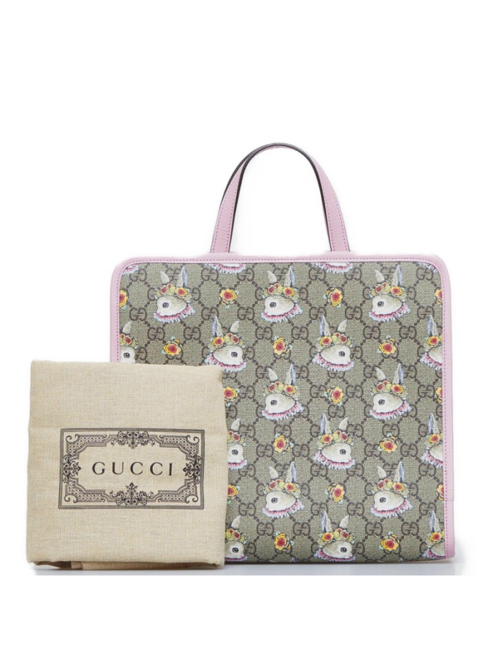 GG Supreme Rabbit Handbag