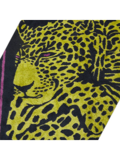 Cotton Leopard Print Beach Towel