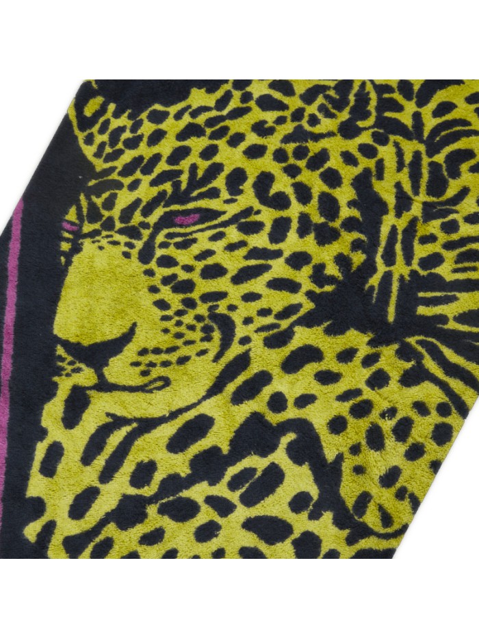 Cotton Leopard Print Beach Towel